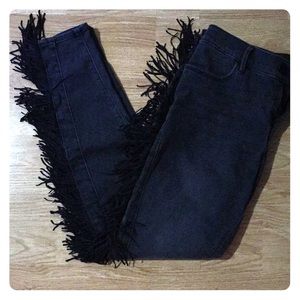 Express Jeans caracol gray leggings